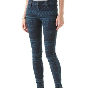Genetic Denim tribal print skinny Jean's sz 31